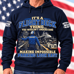 Navy Flight Deck Making Impossible Parking Look Easy T Shirt Hoodie Baseball Cap Gift For Veterans
