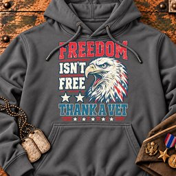 freedom-isn-t-free-thank-a-vet-22907 Hoodie-Grey.jpg