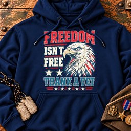 freedom-isn-t-free-thank-a-vet-22907 Hoodie-Navy.jpg