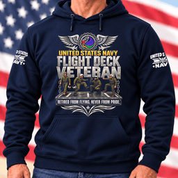 Navy Flight Deck Veteran Retired From Flying Never From Pride T Shirt Hoodie Baseball Cap Gift For Men Hoodie Navy