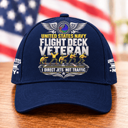 Navy Flight Deck Veteran I Direct Jets Not Traffic T Shirt Hoodie Baseball Cap Gift For Men Baseball Cap Navy