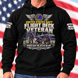 Navy Flight Deck Veteran Grapes Keep The Jets In The Sky T Shirt Hoodie Baseball Cap Gift For Men Hoodie Black