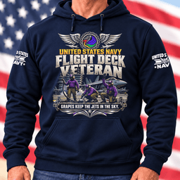 Navy Flight Deck Veteran Grapes Keep The Jets In The Sky T Shirt Hoodie Baseball Cap Gift For Men Hoodie Navy