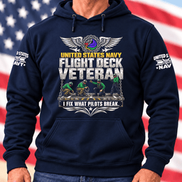 Navy Flight Deck Veteran I Fix What Pilots Break T Shirt Hoodie Baseball Cap Gift For Men Hoodie Navy