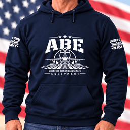 Navy ABE Aviation Boatswains Mate Equipment T Shirt Hoodie Baseball Cap Gift For Men Hoodie Navy