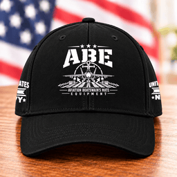 Navy ABE Aviation Boatswains Mate Equipment T Shirt Hoodie Baseball Cap Gift For Men Baseball Cap Black
