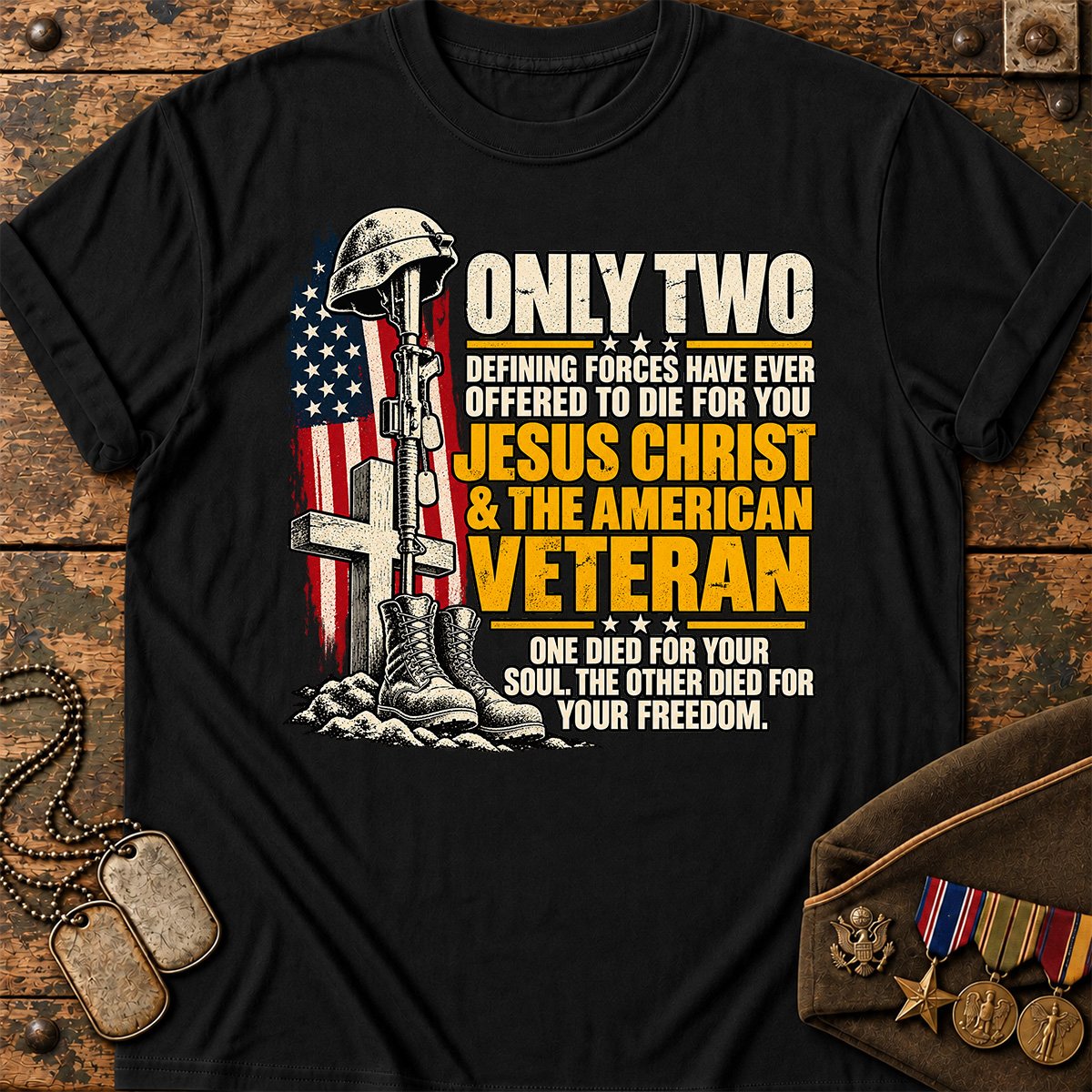 jesus-christ-and-the-american-veteran-t-shirt-hoodie-polo-23201 T-shirt-Black.jpg