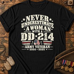 never-underestimate-a-woman-with-a-dd-214-t-shirt-hoodie-polo-23204 T-shirt-Black.jpg
