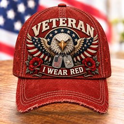Red Friday Remember Everyone Deployed Printed Hat