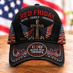Red Friday Printed Casual Baseball Cap
