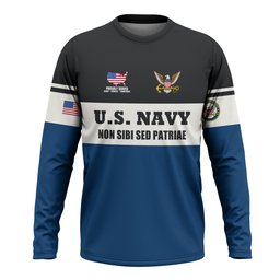 Tin Can Sailor U.S. Navy Destroyer Veteran Polo Shirt, Navy Veteran Shirts - Long Sleeve - 11