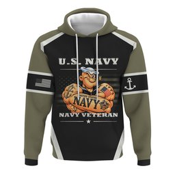 U.S. Navy Sailor Veteran Polo Shirt, Navy Veteran Shirts, Gifts for Navy Veterans - Hoodie - 5