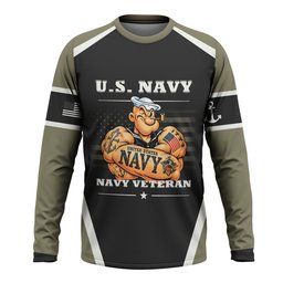 U.S. Navy Sailor Veteran Polo Shirt, Navy Veteran Shirts, Gifts for Navy Veterans - Long Sleeve - 11