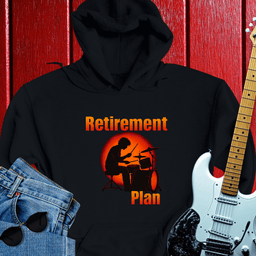 Retirement Drummer Hoodie