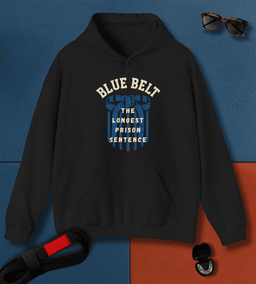 Blue Belt Prison BJJ Hoodie