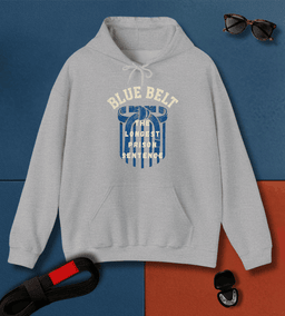 Blue Belt Prison BJJ Hoodie