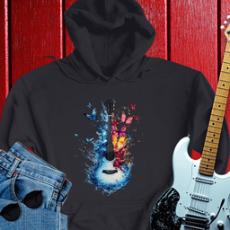 Butterfly Guitar Hoodie