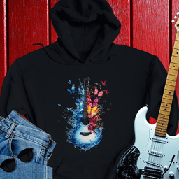 Butterfly Guitar Hoodie