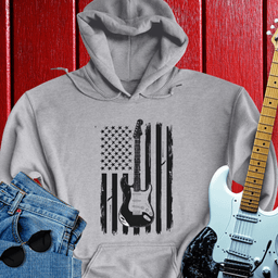 Guitar Flagged Hoodie