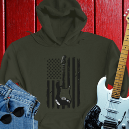 Guitar Flagged Hoodie