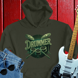 Framed Drummer Hoodie