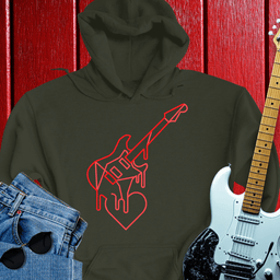 Modern Guitar Hoodie
