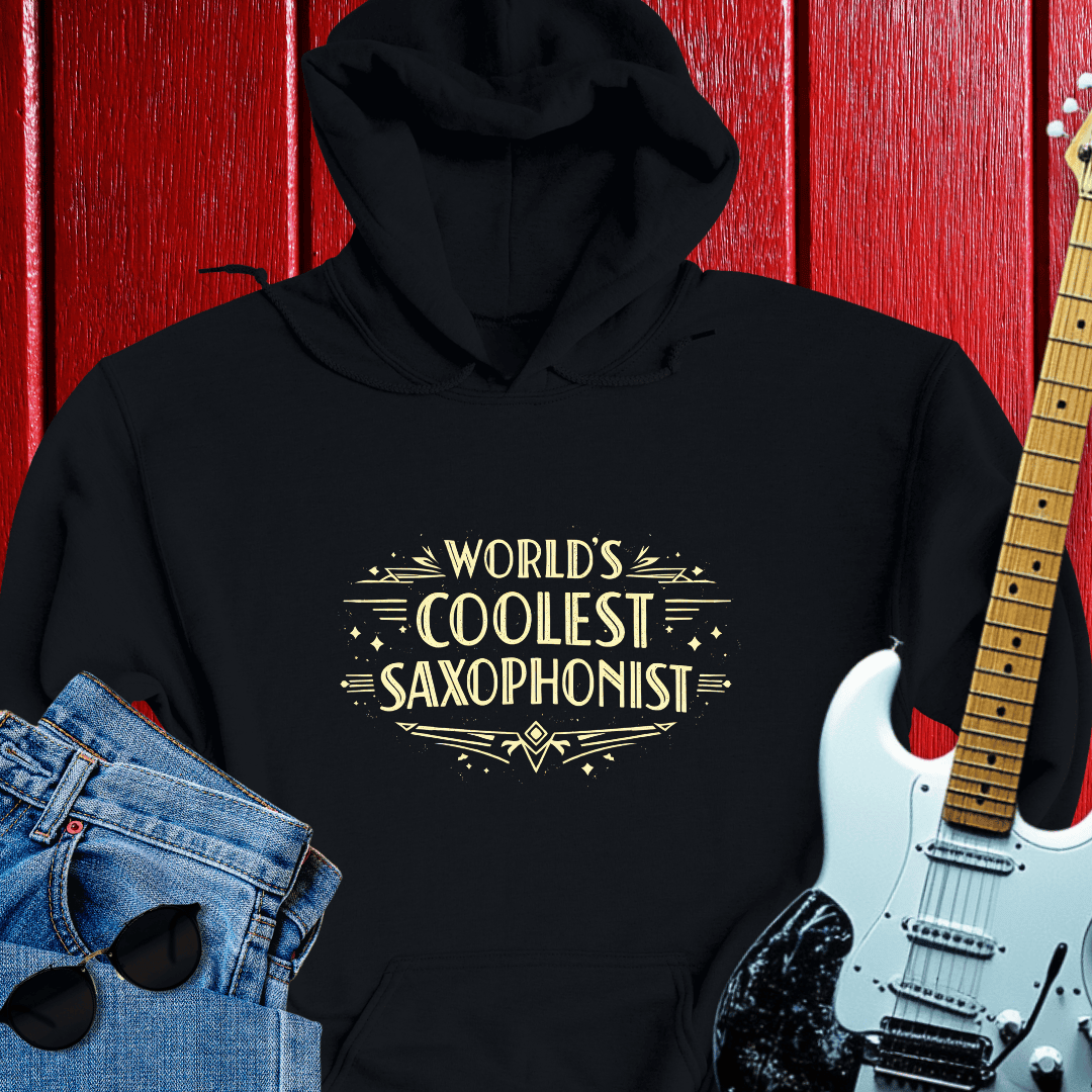 Cool Sax Hoodie