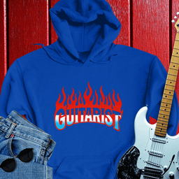 Flame Guitar Hoodie