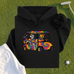 Tie Dye Golf Cart Hoodie