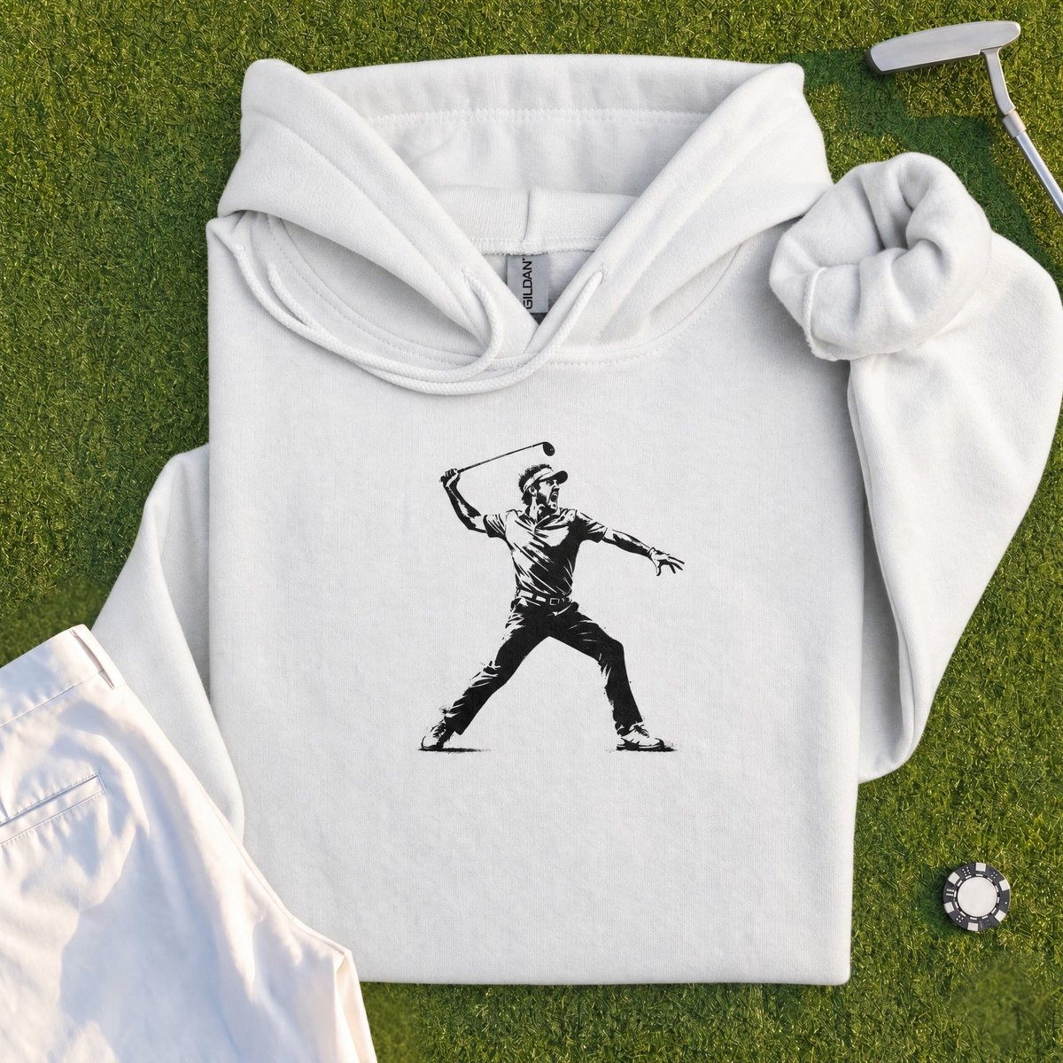 Angry Golfer Hoodie