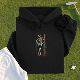 Rose Skeleton Leaning Hoodie