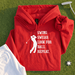 Swing Swear Repeat Hoodie