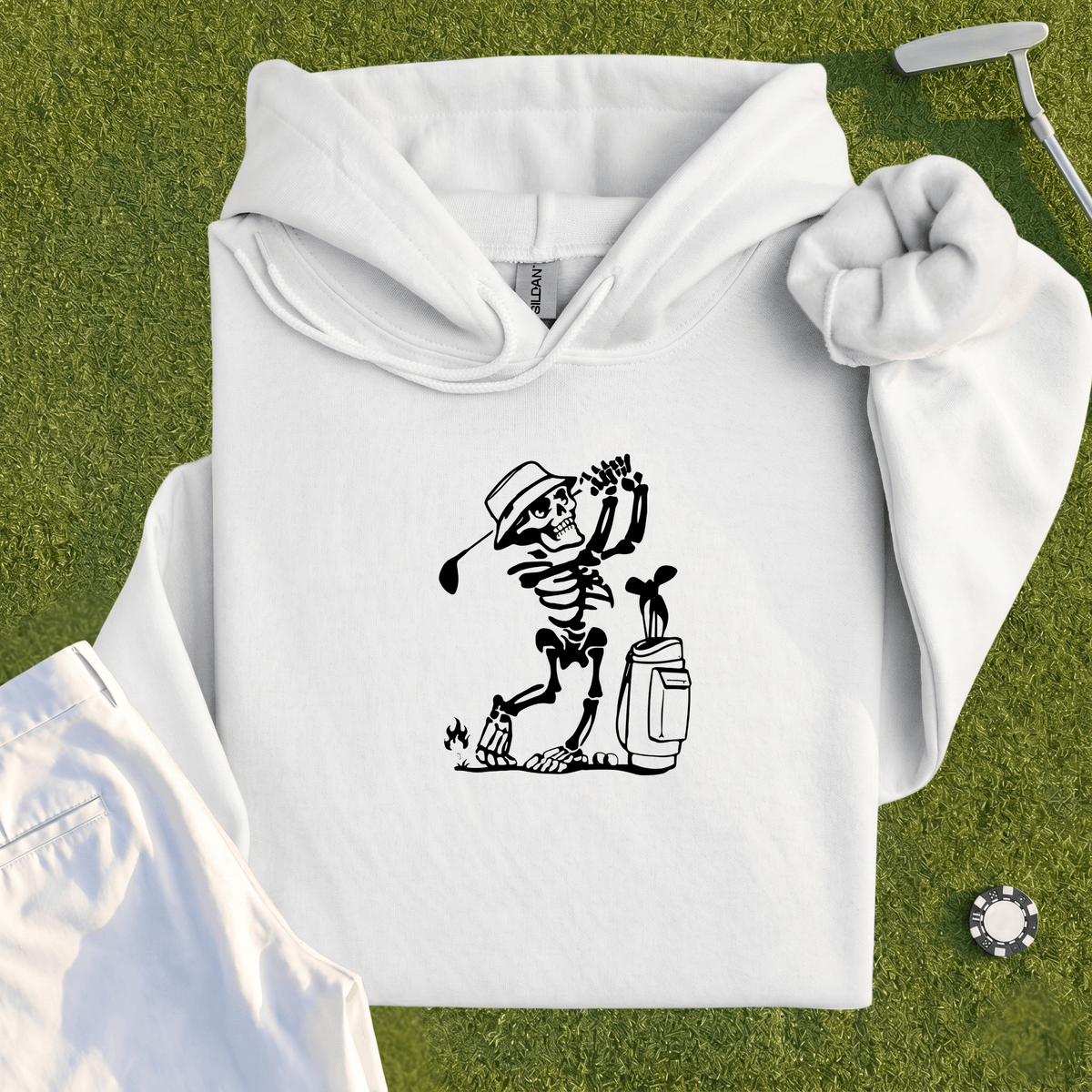 Skeleton Golfing! Hoodie