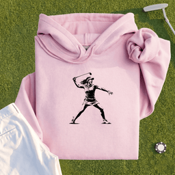 Angry Female Golfer Hoodie
