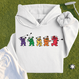 Golf Swing Bears Hoodie