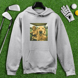 Golden Retriever Golfers Selfie Hoodie