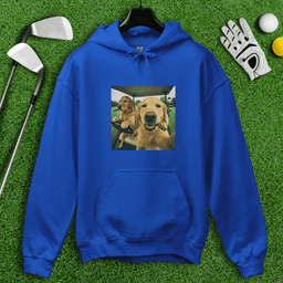Golden Retriever Golfers Selfie Hoodie