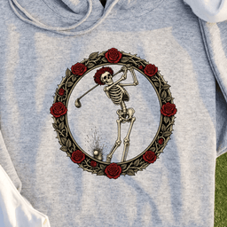 Rose Skeleton Crest Hoodie
