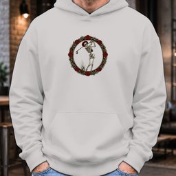 Rose Skeleton Crest Hoodie