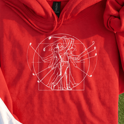 Vitruvian Man Swing Hoodie