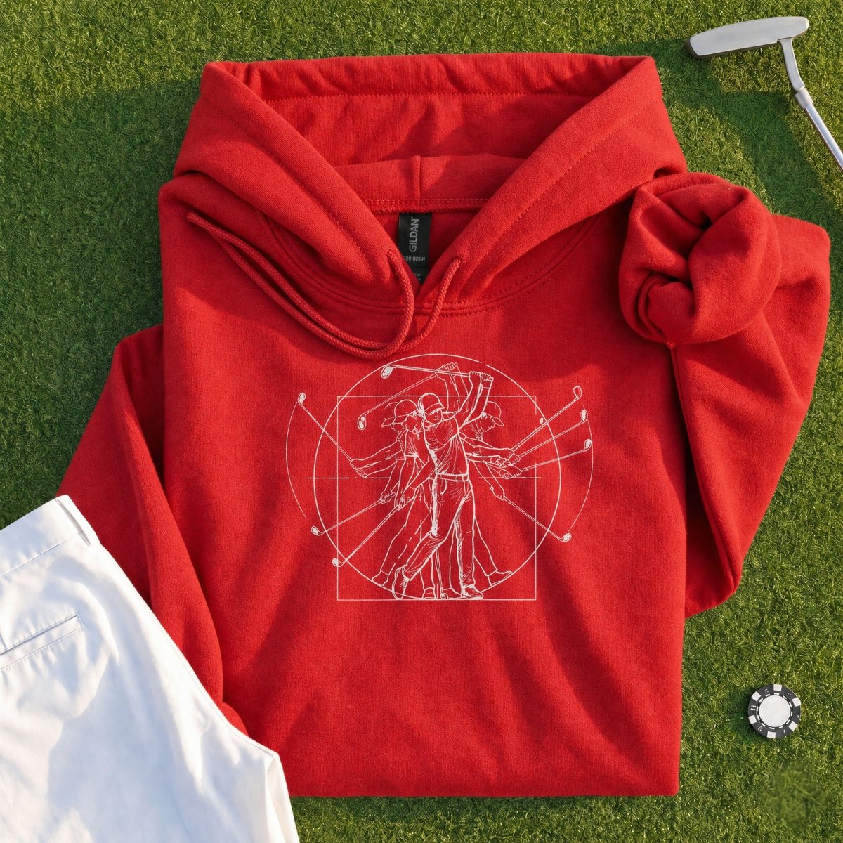 Vitruvian Man Swing Hoodie