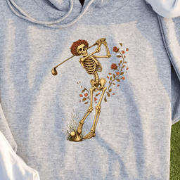 Rose Skeleton Swing Hoodie