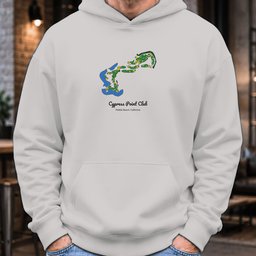 Cypress Point Club Course Map Hoodie