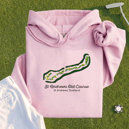 St Andrews Course Map Hoodie