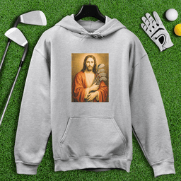 Jesus Hold Golf Clubs Hoodie