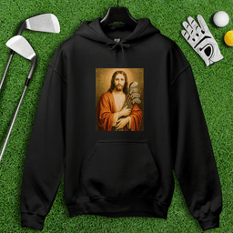 Jesus Hold Golf Clubs Hoodie