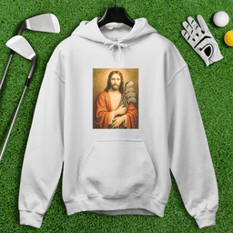 Jesus Hold Golf Clubs Hoodie