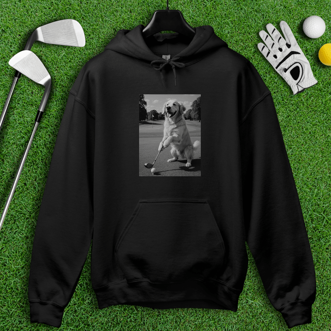 Golden Retriever Golfing Hoodie
