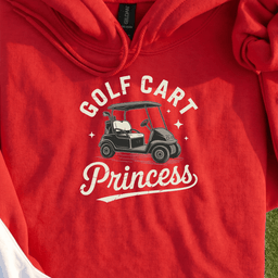 Golf Cart Princess Hoodie