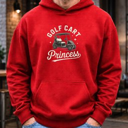 Golf Cart Princess Hoodie